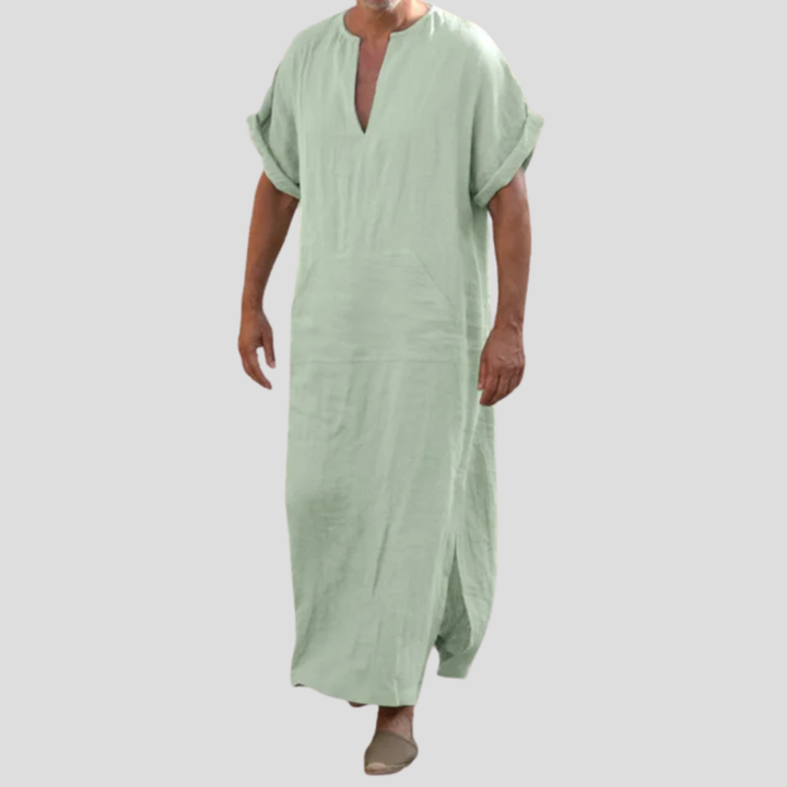 Djellaba mit V-Ausschnitt