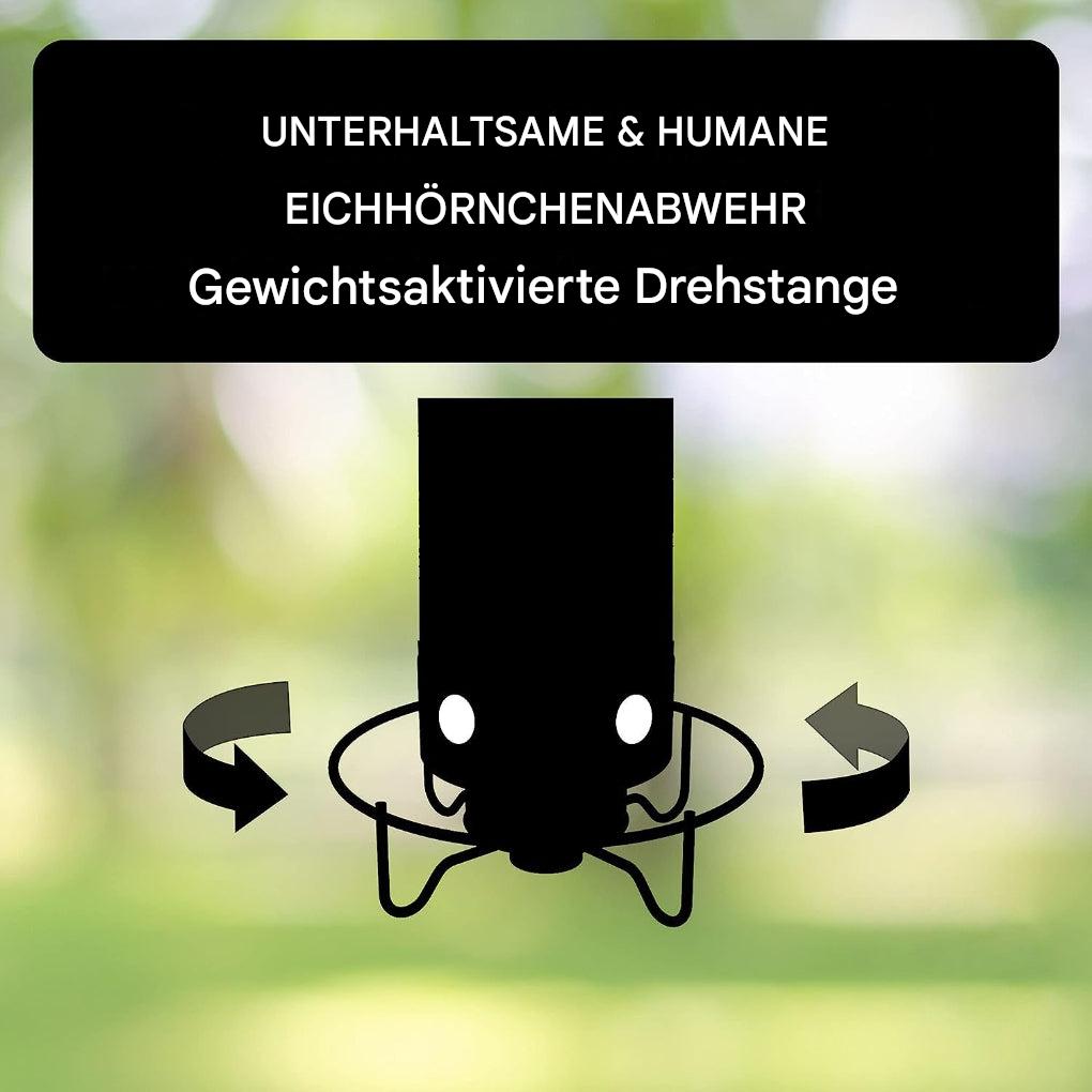Eichhörnchen-sichere Vogelfutterstelle
