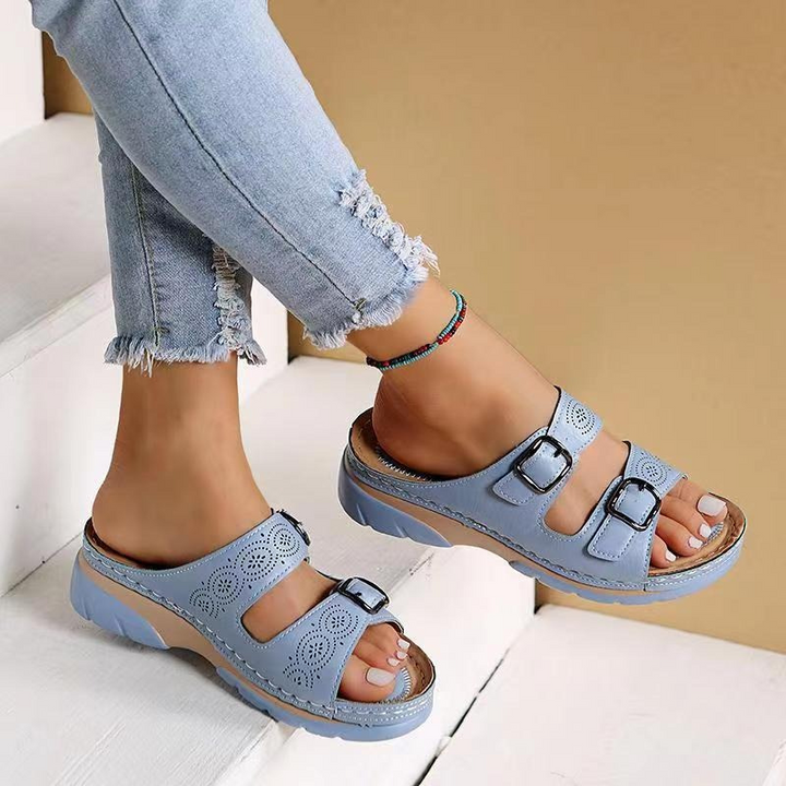 Superweiche orthopädische Damen-Sandalen - Lieve von Fischer Zürich