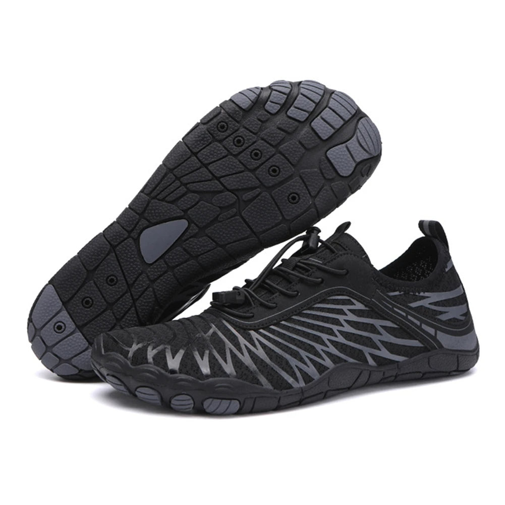Aqua Schuhe für Wassersport mit Barfußgefühl und rutschfester Sohle