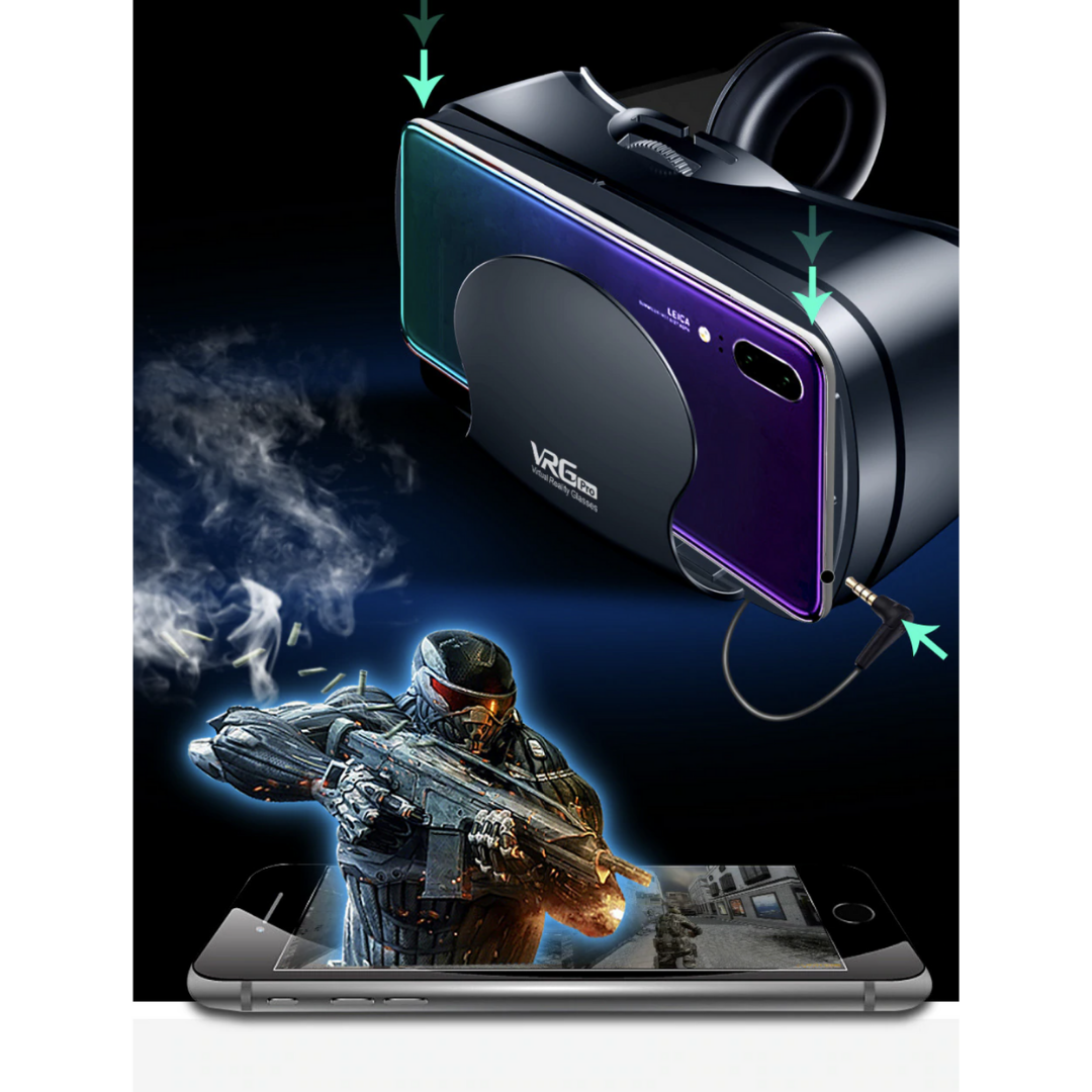 VR-Brille mit Headset für iPhone & Android