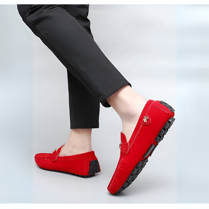 Slip-On-Mokassins aus Wildleder für Herren