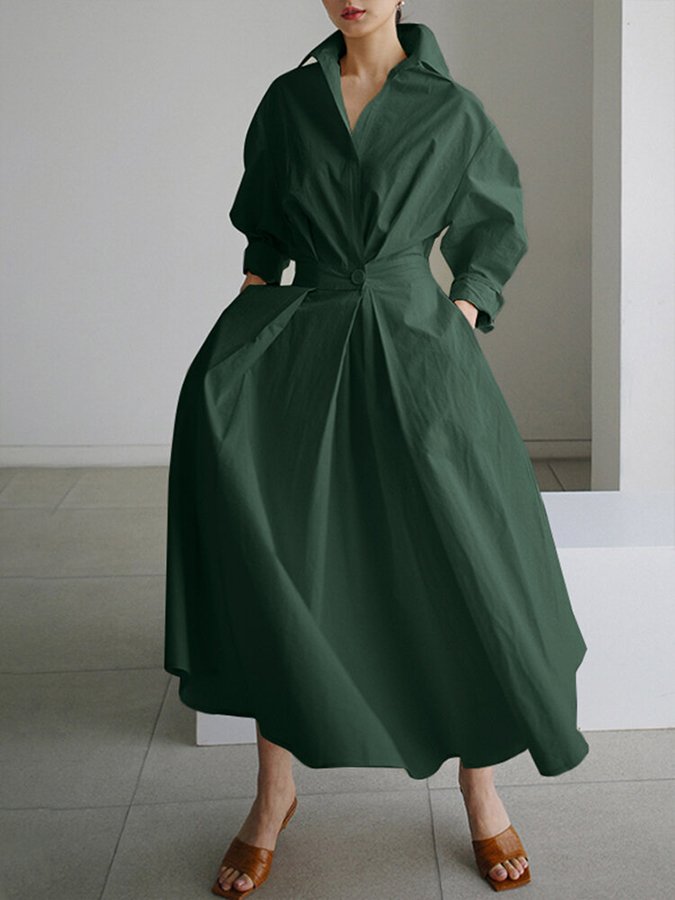 Midi-Langes Kleid Für Frauen