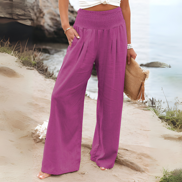 Bequeme Leinenhose für Damen