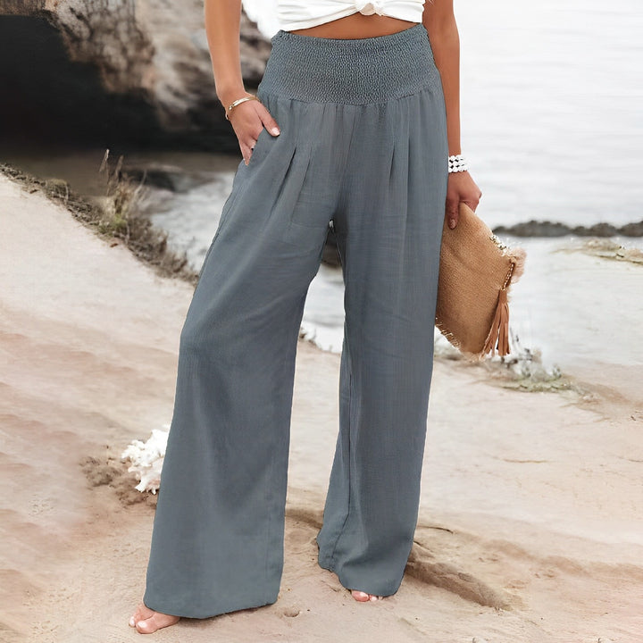 Damen Sommerhose mit weitem Bein