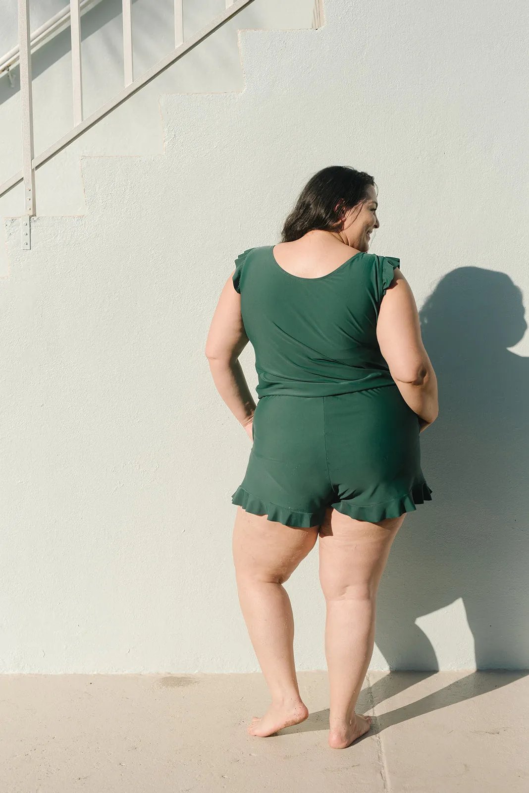 Damen-Badeanzug mit integriertem BH