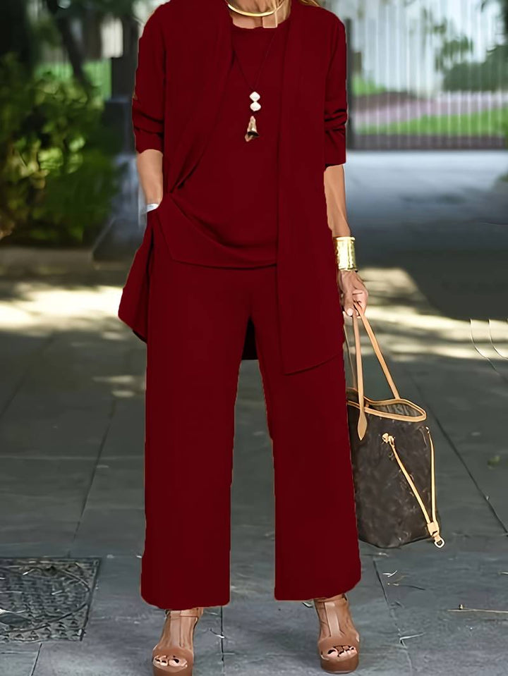 Eleganter dreiteiliger Hosenanzug für Damen