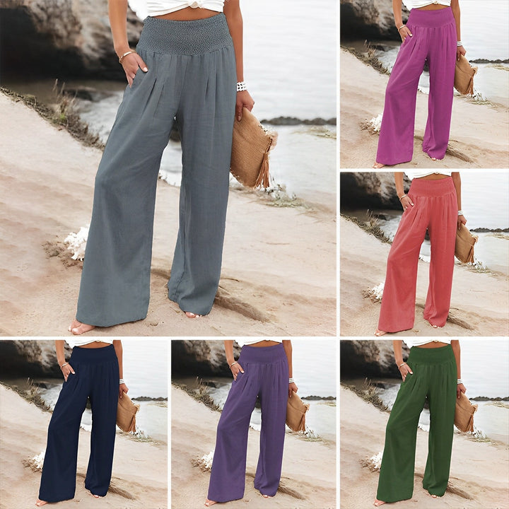 Damen Sommerhose mit weitem Bein