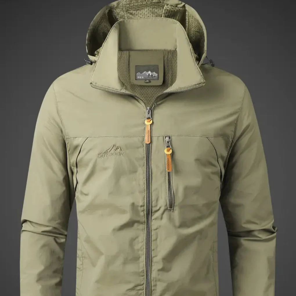 Wasserabweisende und windabweisende Herren Outdoorjacke