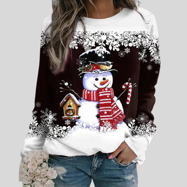 Weihnachts-Sweatshirt für Damen