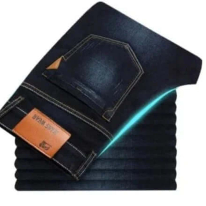 Straight-Leg-Jeans für Herren – strapazierfähiger Denim