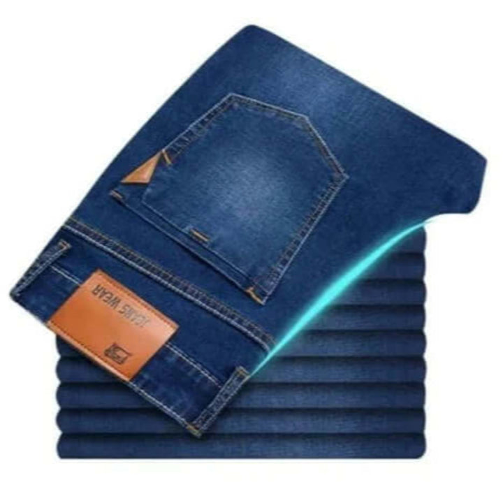 Straight-Leg-Jeans für Herren – strapazierfähiger Denim