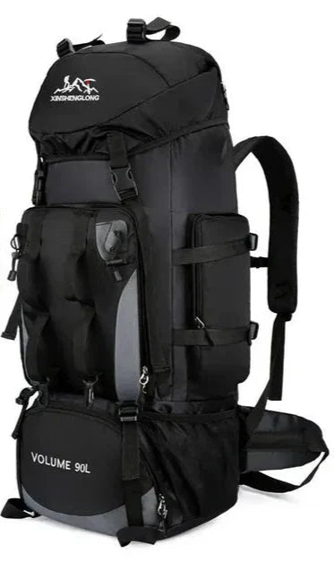 Wasserdichter 90L Camping- und Wanderrucksack