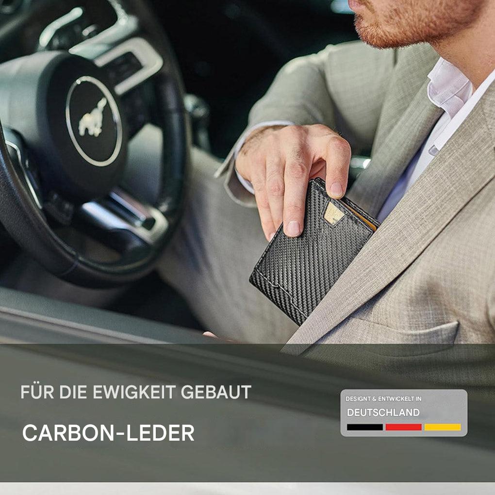 Schlanke RFID-Brieftasche mit Geldklammer