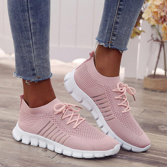 Lebhafte Mesh-Sneaker für Damen