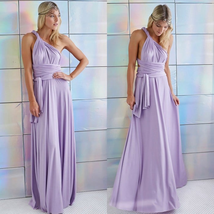 Damen ärmelloses Maxikleid mit Neckholder