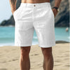 Herren Leinen Shorts mit Taschen für den Sommer