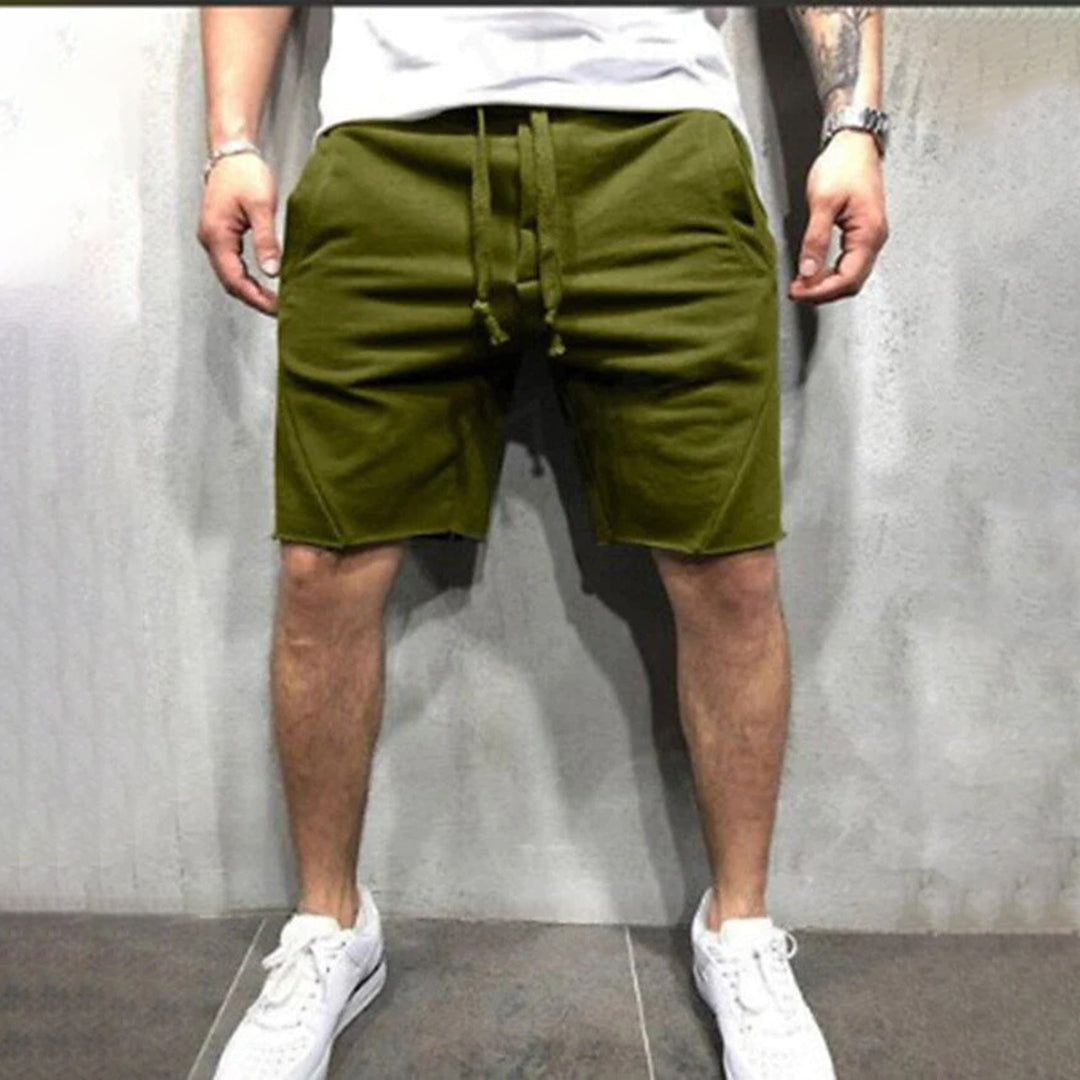 Herren Sommer-Shorts mit verstellbaren Kordeln und Seitentaschen
