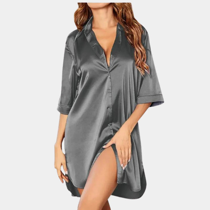 Luxuriöses Satin-Nachthemd für Damen