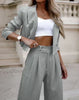 Damen Sommer Set mit Blazer und Hose
