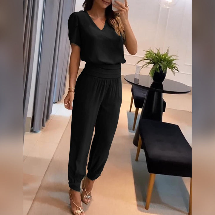 Stilvoller, bedruckter Jumpsuit für Damen