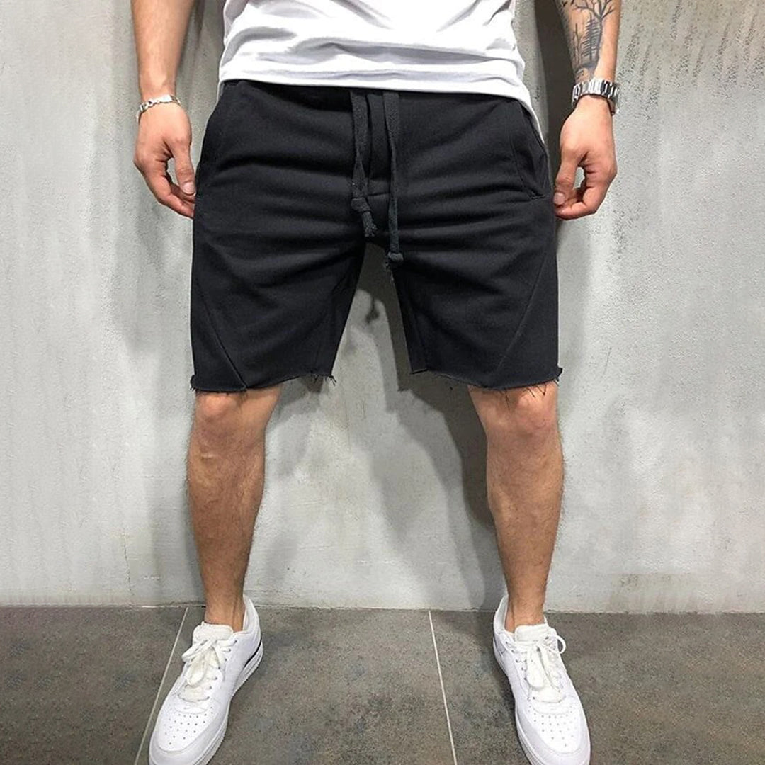 Herren Sommer-Shorts mit verstellbaren Kordeln und Seitentaschen
