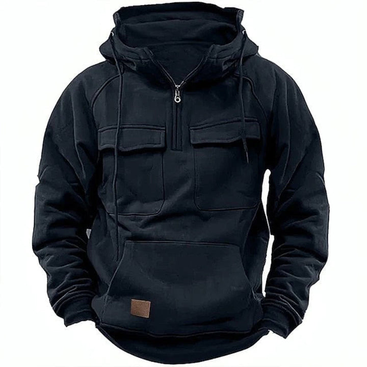 Retro-Motorrad-Hoodie für Herren