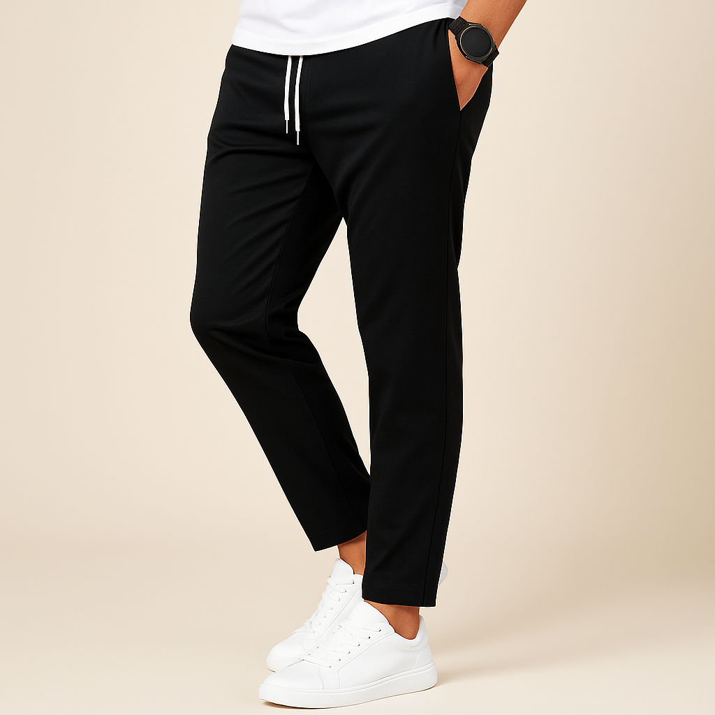 Slim Fit Herrenhose mit Kordelzug
