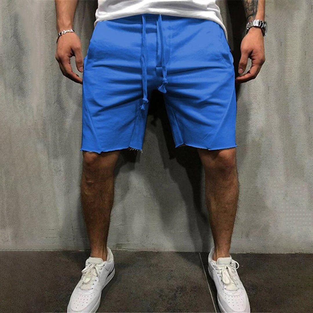 Herren Sommer-Shorts mit verstellbaren Kordeln und Seitentaschen