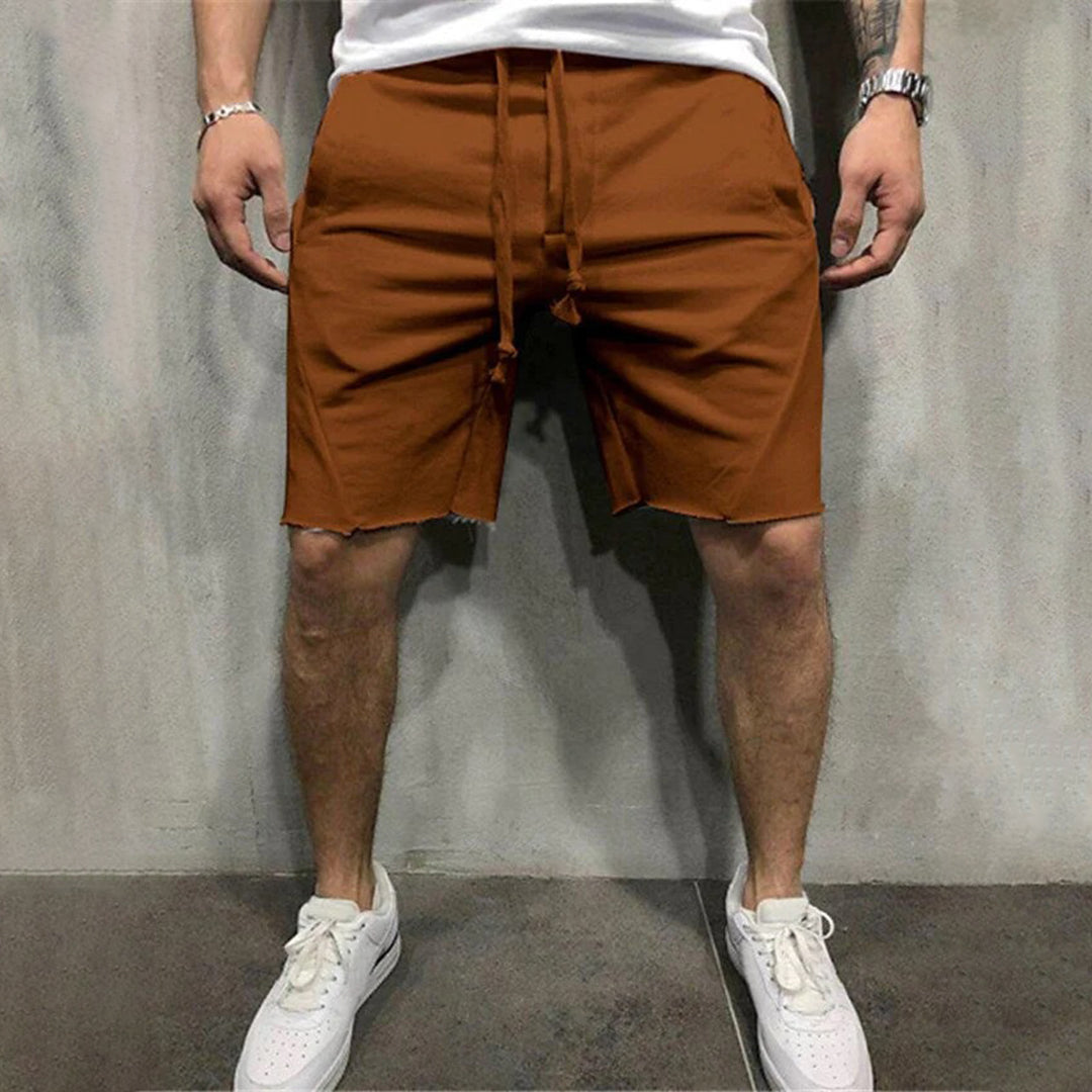 Herren Sommer-Shorts mit verstellbaren Kordeln und Seitentaschen