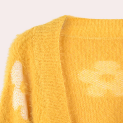 Blumenpullover für Damen