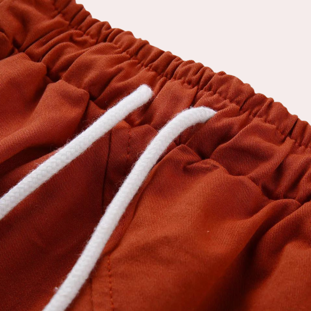 Damen Sommerhose mit Kordelzug und Taschen