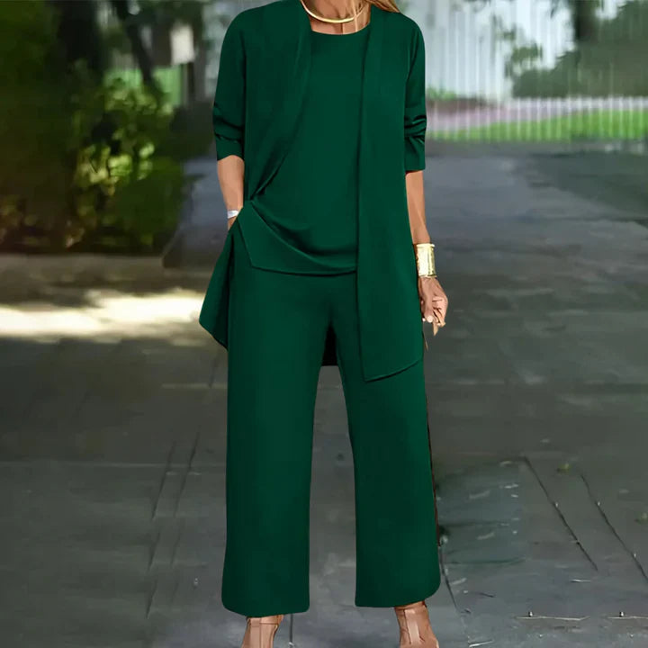Damen-Dreiteiler – Blazer, Top & Hose für vielseitige Looks