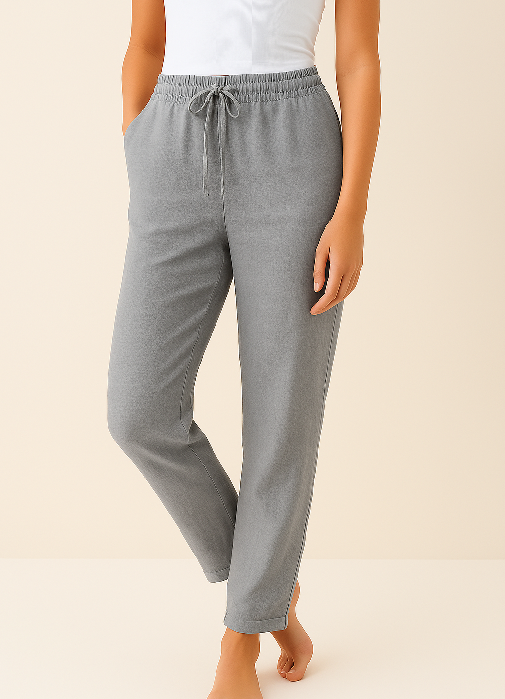 Leinenhose für Damen
