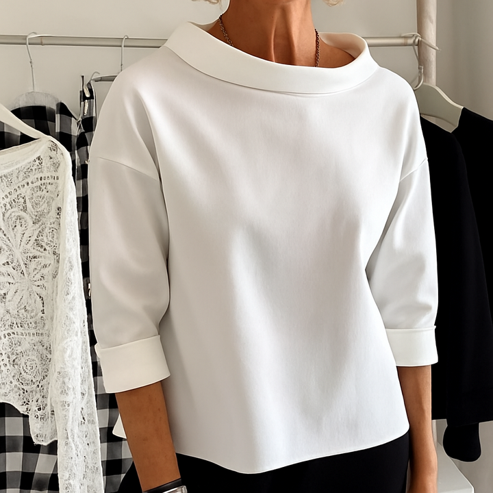 Frühlings-Sweatshirt aus Baumwolle für Damen