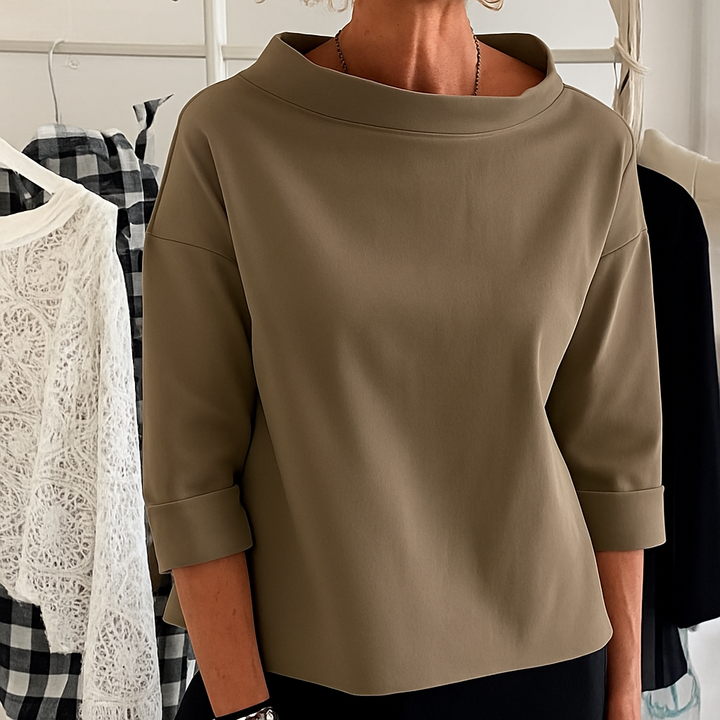 Frühlings-Sweatshirt aus Baumwolle für Damen