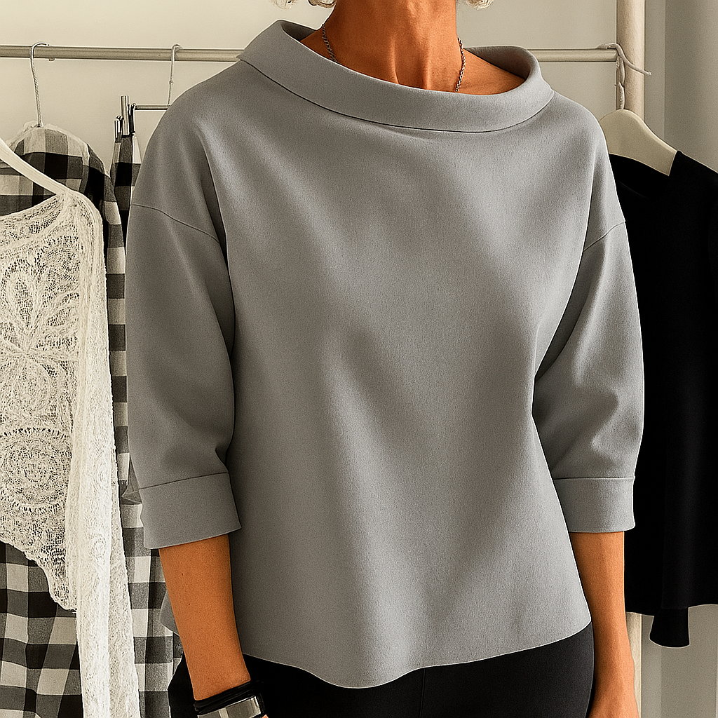 Frühlings-Sweatshirt aus Baumwolle für Damen