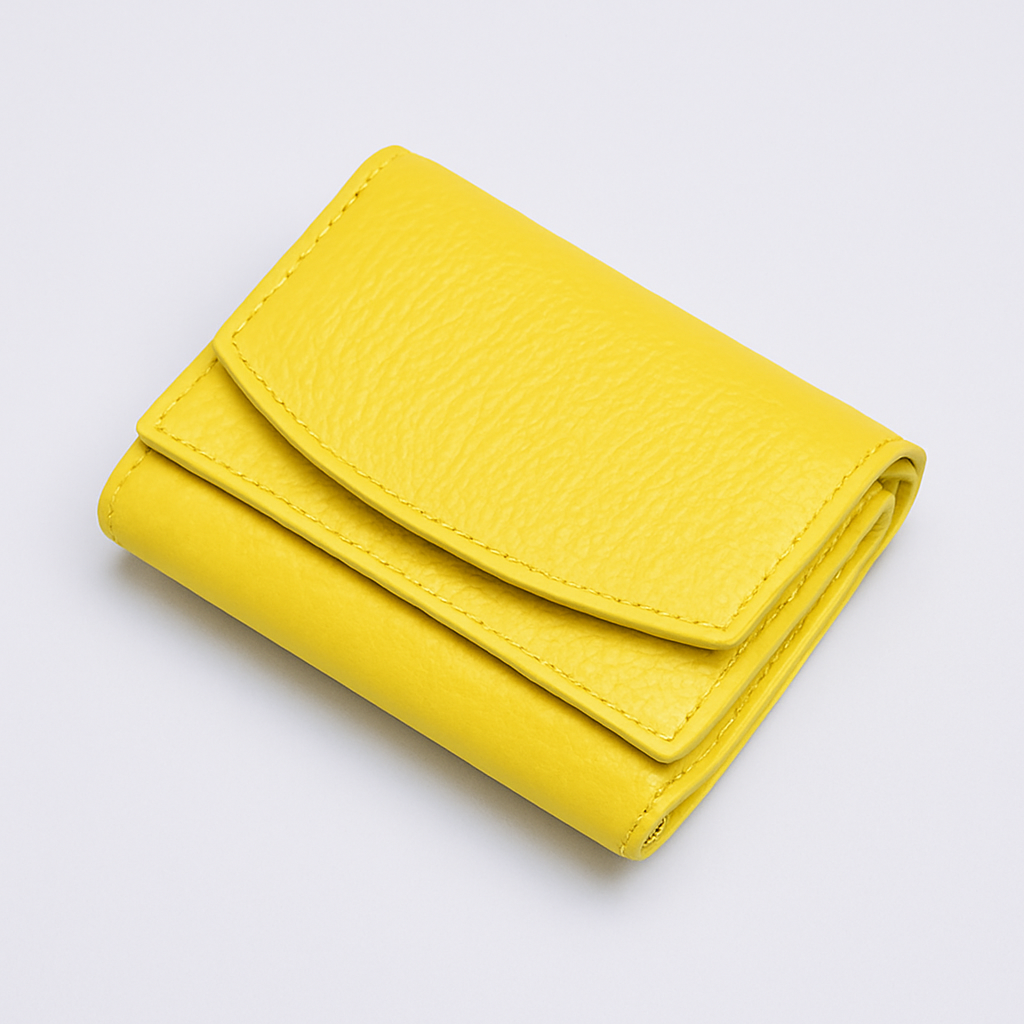 Multifunktionale handgefertigte Lederbrieftasche