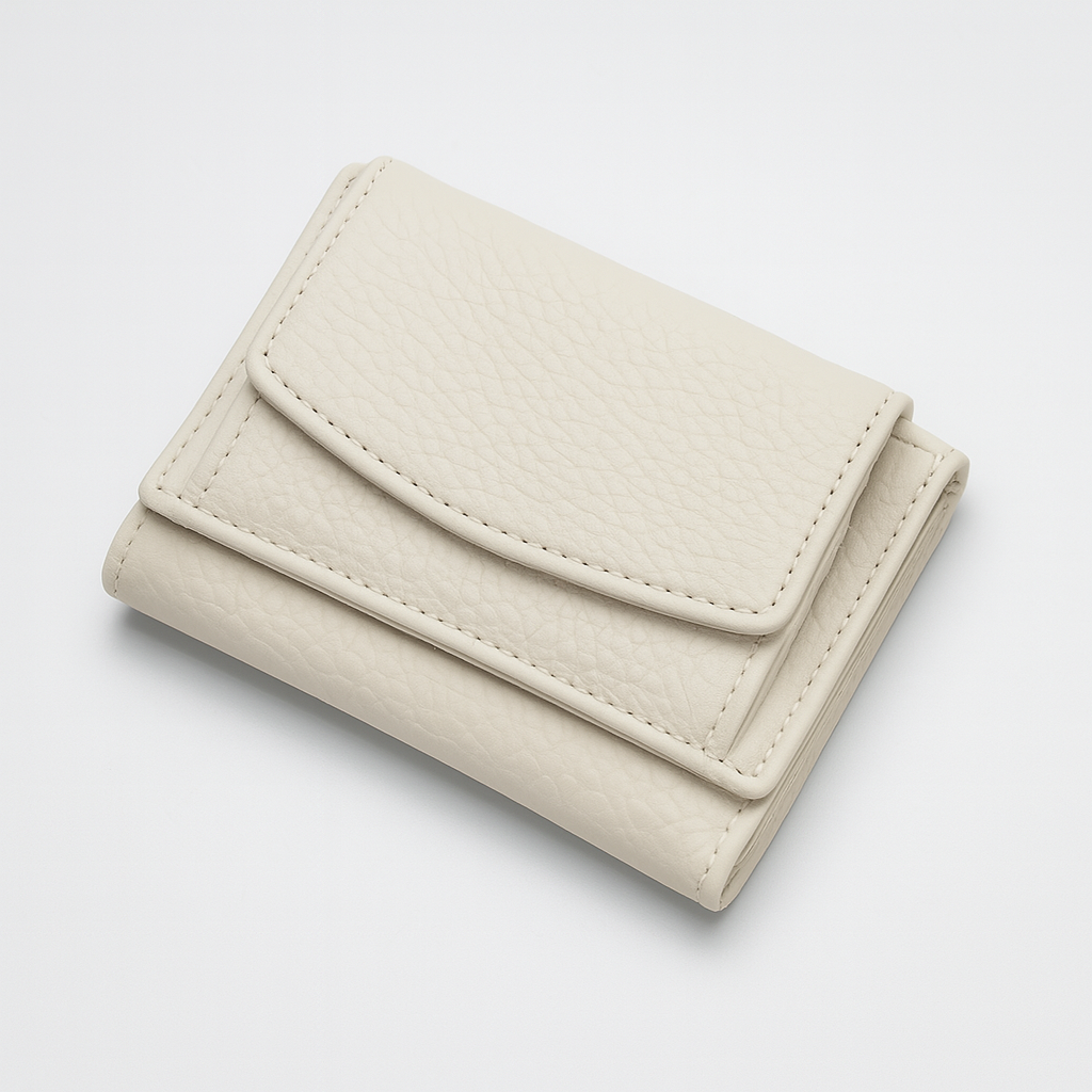 Multifunktionale handgefertigte Lederbrieftasche