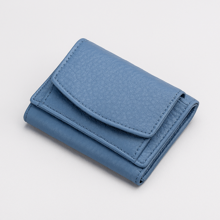 Multifunktionale handgefertigte Lederbrieftasche