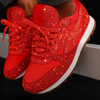 Glitzernde Chunky Sneakers für Damen