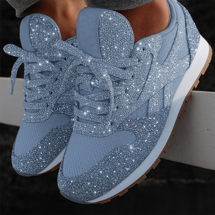 Glitzernde Chunky Sneakers für Damen