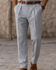 Herrenhose im Vintage-Stil mit hoher Taille