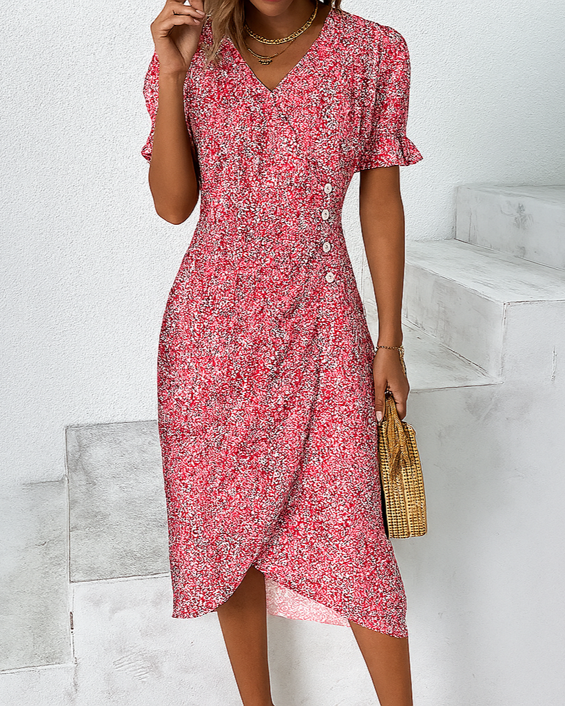 Leichtes Maxikleid aus Baumwollmischung für Damen