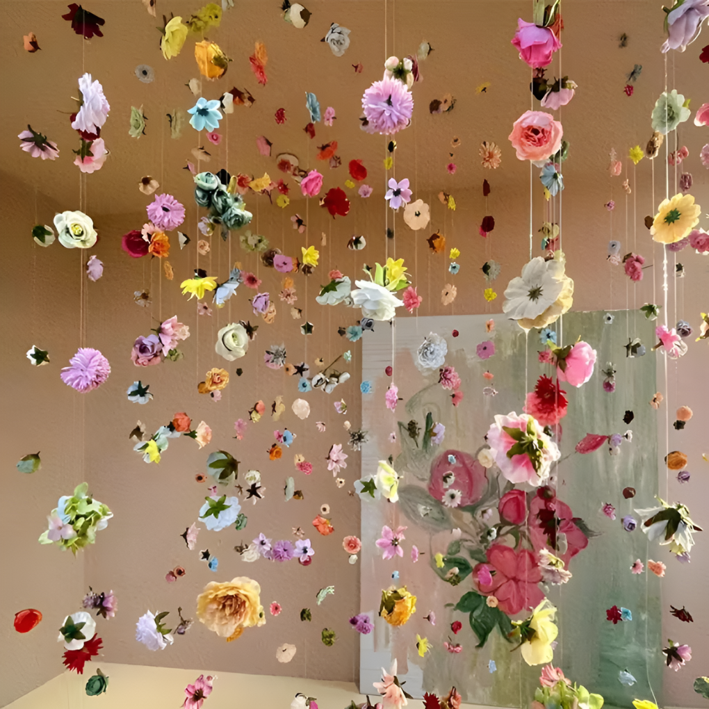 100-teiliger künstlicher Blumengirlande