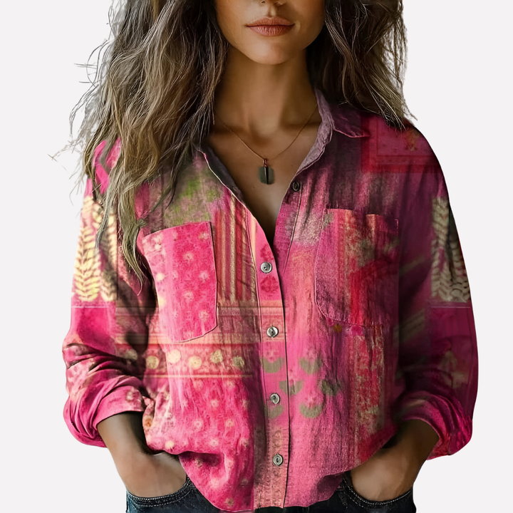 Damen Hemd mit Knopfleiste