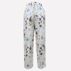 Damen Floralprint gerade Hosen