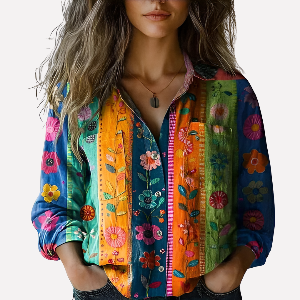 Damen Hemd mit Knopfleiste