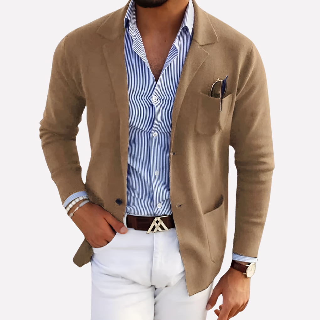 Herren Strickblazer