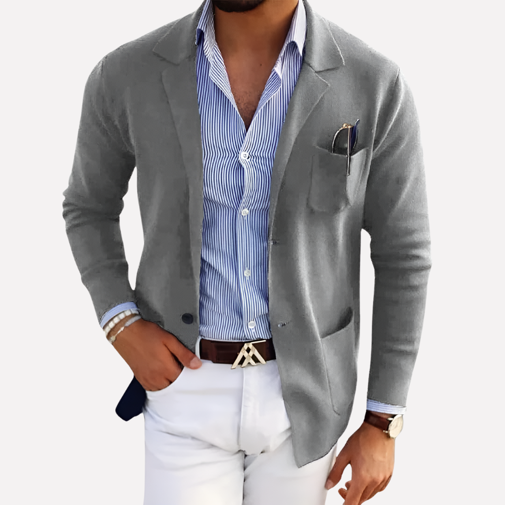 Herren Strickblazer
